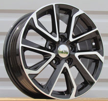 Indlæs billede til gallerivisning R16x6.5 5X114.3 ET 45 60.1 FE177 Black Polished (MB) For TOYOT (K7)