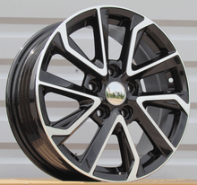 Indlæs billede til gallerivisning R16x7 5X114.3 ET 40 60.1 FE177 (BY2038) Black Polished (MB) For TOYOT (Z1+Z6)