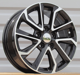 R16x7 5X114.3 ET 40 60.1 FE177 (BY2038) Black Polished (MB) For TOYOT (Z1+Z6)