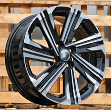 Indlæs billede til gallerivisning R14x5.5 4X100 ET 45 54.1 D1822 Black Polished (MB) For TOYOT (Z2)