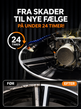 Indlæs billede til gallerivisning INTRO KAMPAGNE: Diamond Cut fælg-renovering / rep (CNC)
