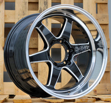 Indlæs billede til gallerivisning R18x10.5 6X139.7 ET 12 106.1 D1668 Black+Polished Lip (BLPL) For RACIN (K3) (Milling)