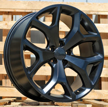 Indlæs billede til gallerivisning R20x8 5X115 ET 24 71.5 B1319 Black Half Matt (BLHM) For DODGE (Z1)