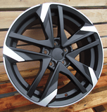 R17x7.5 5X108 ET 44 65.1 XE170 (BK5788) Black Polished (MB) For PEUG (R)