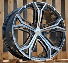 Indlæs billede til gallerivisning R21x9 5X114.3 ET 35 67.1 BFMS3 (FB0285) Grey Polished (MG) For MASER (K7) (FORGED Maserati (Rear+Front)