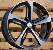 Indlæs billede til gallerivisning R20x9 5X112 ET 33 66.5 A513 (FR992) Black Polished (MB) For AUD (P1)