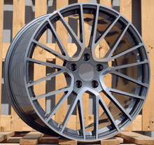 Indlæs billede til gallerivisning R21x11 5X130 ET 58 71.6 FE179 Grey Polished (MG) For PORCH (P) (Rear+Front)