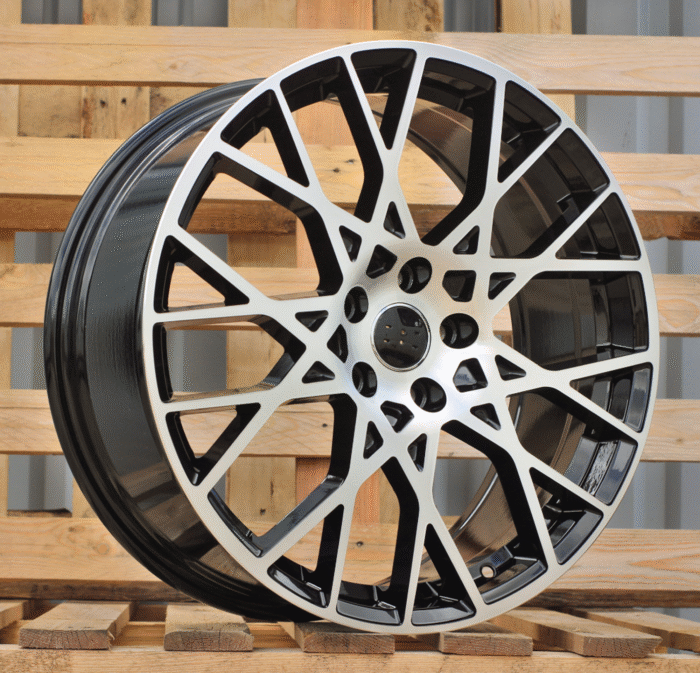 R19x8 5X112 ET 49 57.1 3S1293 Black Polished (MB) For AUD (P) (HYBRID FORGED New Model)