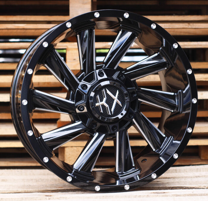 R18x9 6X139.7 ET 0 110.1 B1323 Black (BL) For 4X4 (Z1) (Black+Milling)