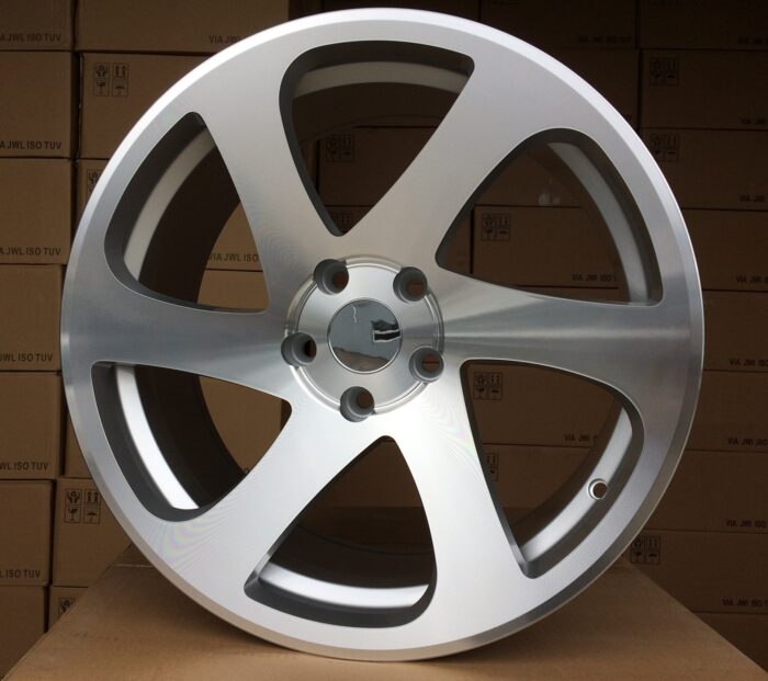 R18x8.5 5X112 ET 35 66.5 BK880 Polished Silver (MS) For RACIN (K4) (Style 3 SDM)