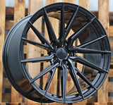 R21x10.5 5X120 ET 37 74.1 HX06F Black (BL) For HAXER (K4) (HYBRID FORGED (Front+Rear)