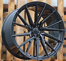 Indlæs billede til gallerivisning R22x10.5 5X112 ET 40 66.5 HX06F Black (BL) For HAXER (K2) (HYBRID FORGED (Front+Rear)