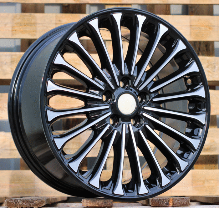 R18x8 5X108 ET 55 63.4 Y0056 Black Polished (MB) For FORD (R)