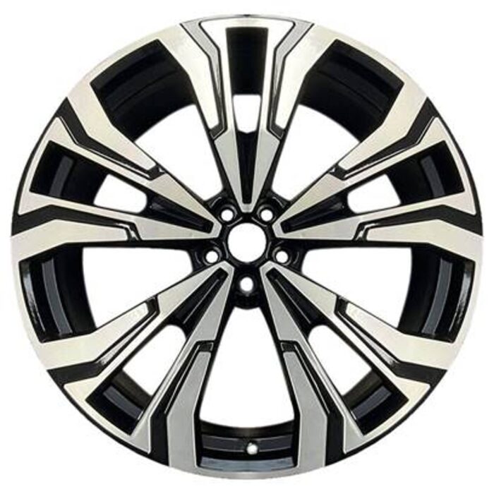 R22x10.5 5X112 ET 43 66.6 FBX307 Black Polished (MB) For BMW (Z5) (HYBRID FORGED New X7 Rear+Front)