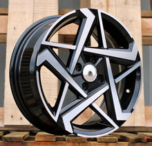 Indlæs billede til gallerivisning R16x6.5 4X100 ET 45 54.1 Y1237 Black Polished (MB) For HYUND (K4)