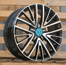 Indlæs billede til gallerivisning R17x7.5 5X112 ET 50 57.1 7035 Black Polished (MB) For VW (K3)