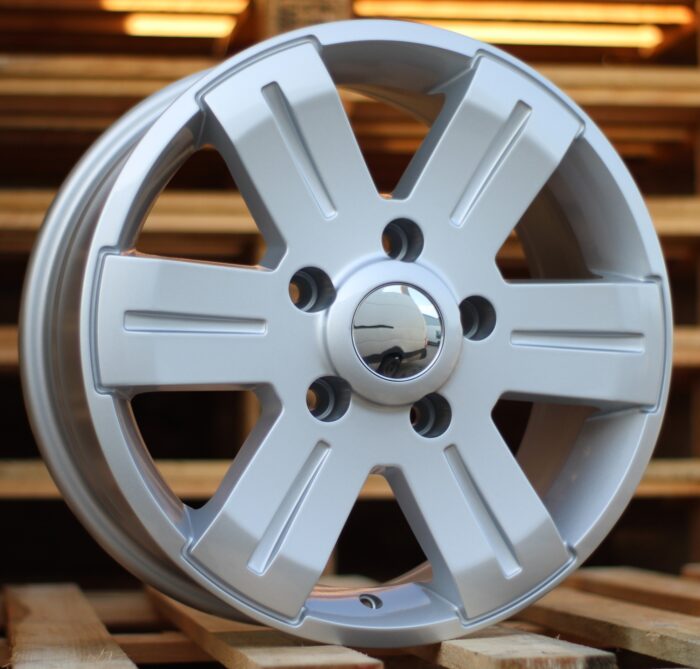 R16x7 6X125 ET 55 74.1 BK562 Silver (SI) For RACIN (R) (IVECO Daily (max 1400kg)