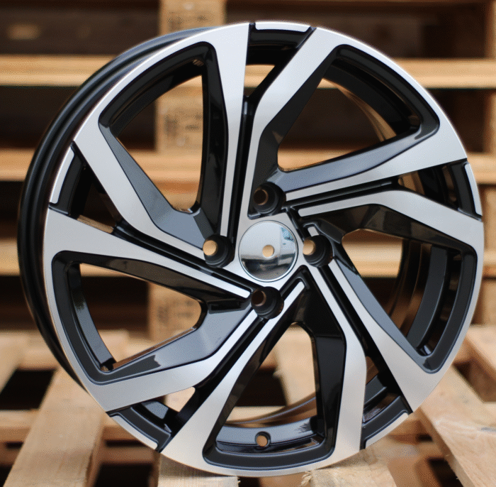 R16x6.5 4X100 ET 44 60.1 B5762 Black Polished (MB) For RENAU (D4+P2)
