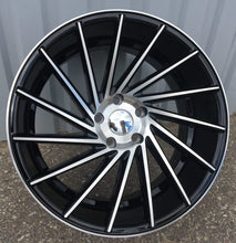 Indlæs billede til gallerivisning R20x8.5 5X120 ET 33 72.6 LU589 (M7R) Black Polished (MB) For RACIN