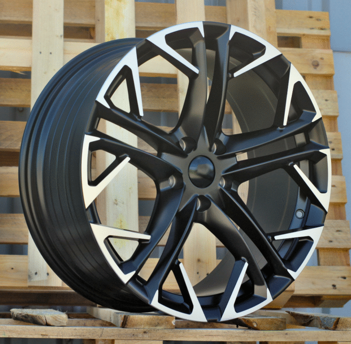 R19x8.5 5X112 ET 38 57.1 YF5719 Black Polished Half Matt (MBHM) For CUPRA (Z6) (HYBRID FORGED)