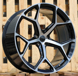 R20x9 5X112 ET 34 66.5 I5598 Silver+Black (SIBL) For AUD (Z5+Z5) (Mirror Spokes Black Polished)