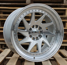 Indlæs billede til gallerivisning R20x11 5X120 ET 25 74.1 XFA39 Silver+Polished Lip (SP) For RACIN