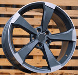 R17x7.5 5X112 ET 45 66.5 XE351 (BY1491) Grey Polished (MG) For AUD (Z2)