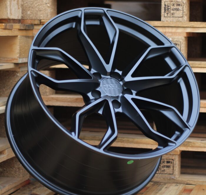 R21x10 5X112 ET 46 66.6 HX021 (3S104B) Black Half Matt (BLHM) For HAXER (K4+P) (HYBRID FORGED)