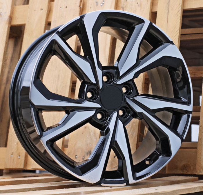 R17x7 5X114.3 ET 45 64.1 A5563 Black Polished (MB) For HOND (P)