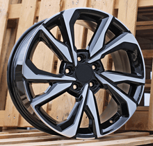 Indlæs billede til gallerivisning R17x7 5X114.3 ET 45 64.1 A5563 Black Polished (MB) For HOND (P)
