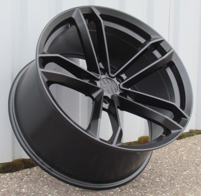 R18x8 5X120 ET 35 72.6 D5276 (HX023) Black Half Matt (BLHM) For HAXER (K4)