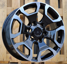 Indlæs billede til gallerivisning R17x7.5 6X139.7 ET 25 106.1 A6216 (BYD1841) Black Polished (MB) For TOYOT (Z1) (4×4)