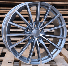 Indlæs billede til gallerivisning R19x8.5 5X112 ET 32 66.5 B5246 Grey Polished (MG) For AUD (P)