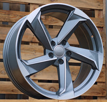 Indlæs billede til gallerivisning R17x7.5 5X112 ET 45 66.5 B5185 Grey Polished (MG) For AUD (K4)