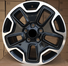 Indlæs billede til gallerivisning R17x7.5 5X127 ET 45 71.6 F0286 Black Polished (MB) For RACIN (R)
