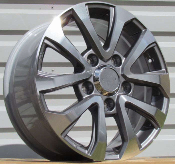 R18x8 5X150 ET 60 110.5 B1156 Grey Polished (MG) For TOYOT (K3)