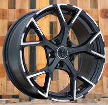 Indlæs billede til gallerivisning R17x7.5 5X112 ET 42 66.5 3S5997 Black Polished Half Matt (MBHM) For AUD (P2) (HYBRID FORGED)
