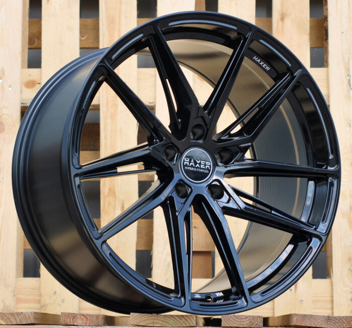 R20x10 5X120 ET 31 72.6 HX08F (23140) Black (BL) For HAXER (K7) (Front)(BMW M3/M4)HYBRID FORGED)