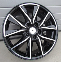 Indlæs billede til gallerivisning R17x7 5X114.3 ET 50 67.1 FE173 Black Polished (MB) For MAZDA (Z5)