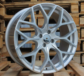 R16x5.5 4X100 ET 30 60.1 B1449 Polished Silver (MS) For SMART