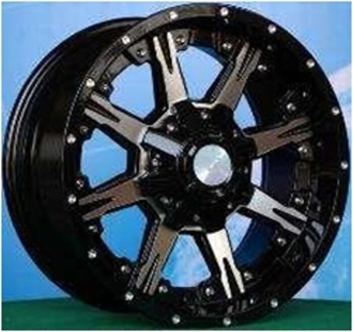 R20x9 12X135/139 ET M12 106.1 LU406 Black (BL) For 4X4 (K3) (Milling)