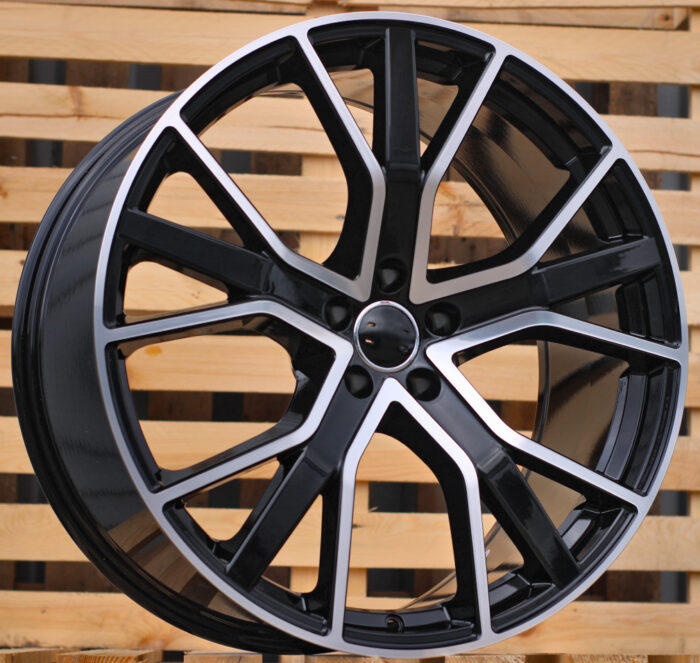R22x10 5X112 ET 26 66.5 B5131 (A5383) Black Polished (MB) For AUD (P)