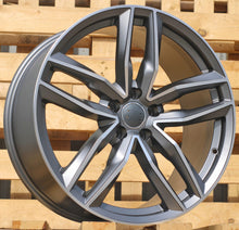 Indlæs billede til gallerivisning R20x9 5X112 ET 33 66.5 BK690 (IN5228) Grey Polished Half Matt (MGHM) For AUD (K7)