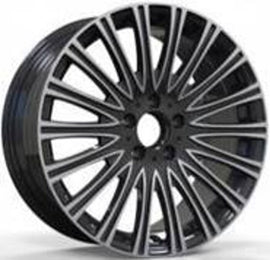 R18x8 5X112 ET 43 66.6 FBX210 Grey Polished (MG) For MER (Z5) (HYBRID FORGED)