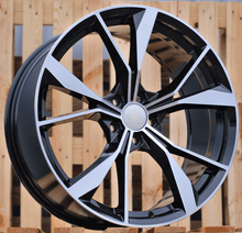 Indlæs billede til gallerivisning R20x8 5X112 ET 41 57.1 B5808 (IN5595) Black Polished (MB) For VW (K8)