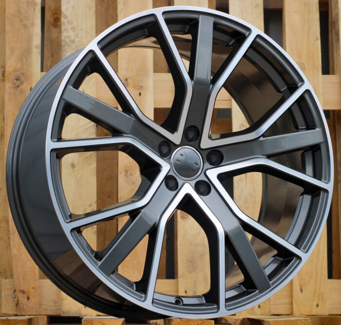 R18x8 5X112 ET 39 66.5 B5131 (FBX133) Grey Polished Half Matt (MGHM) For AUD (Z5) (HYBRID FORGED)