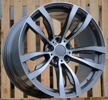 Indlæs billede til gallerivisning R20x11 5X120 ET 37 74.1 B1057 Grey Polished (MG) For BMW (P+Z3) (Rear+Front)