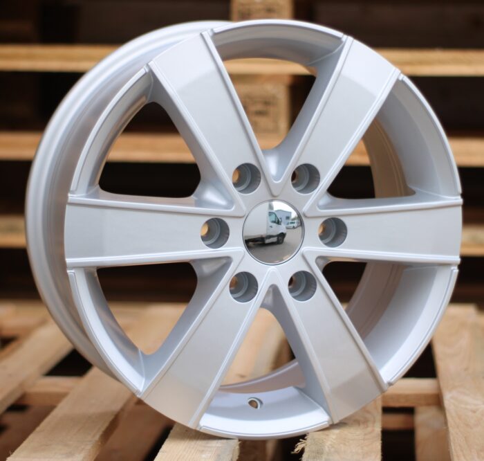 R16x7 6X130 ET 60 84.1 BK474 Silver (SI) For MER (R) (4×4 (max 1250kg)