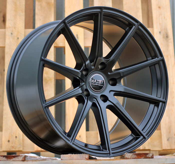 R19x10 5X120 ET 15 72.6 HX034 (B5797) Black Half Matt (BLHM) For HAXER (K4+K2) (Rear+Front)