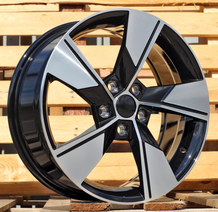 R17x7 5X112 ET 46 57.1 I5626 Black Polished (MB) For SKODA (P2)